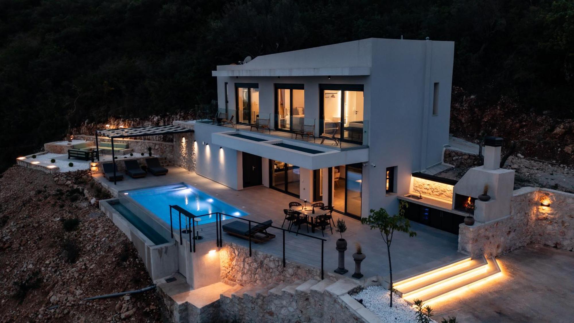 Pantea Luxury Villa Vasilikí Eksteriør bilde